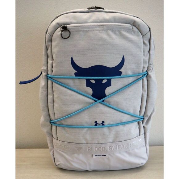 Under Armour 1372291 Unisex OSFM Gray UA Project Rock Brahma Bull Backpack - Picture 1 of 15